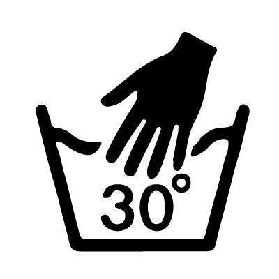 Pranie max.30° pranie ręczne